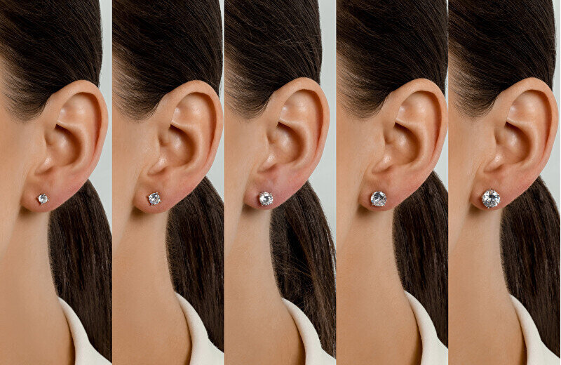 Kõrvarõngad naistele Brilio Silver EA580/1/2/3/4Y sBS2450-6 hind ja info | Kõrvarõngad | hansapost.ee