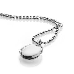 Hot Diamonds Серебряное колье Hot Diamonds DP493 Memoirs Oval Locket цена и информация | Украшения на шею | hansapost.ee