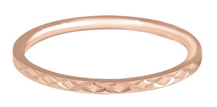 Troli Kullatud minimalistlik terassõrmus õrna Rose Gold mustriga hind ja info | Sõrmused | hansapost.ee