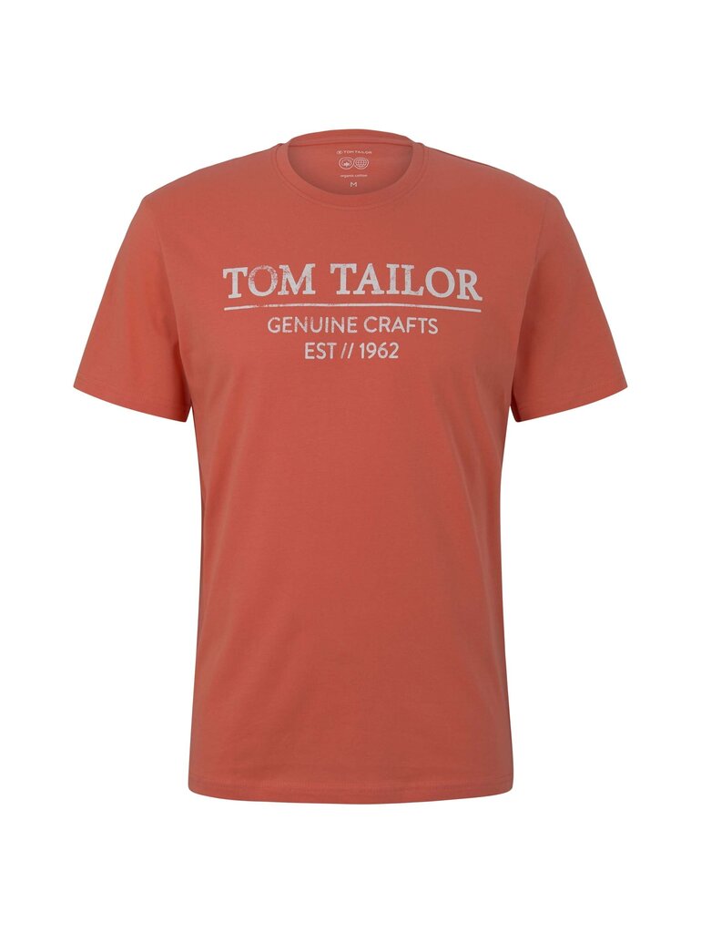 Tom Tailor meeste T-särk 1021229*11834, oranž 4065308313432 hind ja info | T-särgid meestele | hansapost.ee