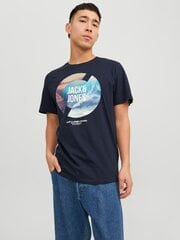 Jack & Jones мужская футболка 12222044*02, тёмно-синий 5715365507068 цена и информация | Мужские футболки | hansapost.ee