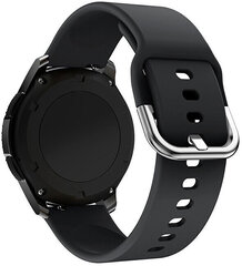 4wrist Silikoonrihm Samsungile - Must 22 mm цена и информация | 4wrist Умные часы и браслеты | hansapost.ee