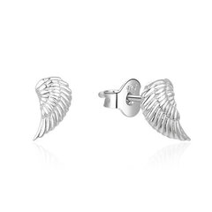 Красивые серебряные серьги Beneto Крылья ангела AGUP728L цена и информация | Серьги | hansapost.ee