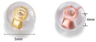 Klambriga kõrvarõngad Troli Rose Gold sTO4035 hind ja info | Kõrvarõngad | hansapost.ee