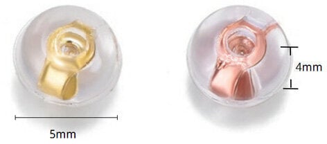 Klambriga kõrvarõngad Troli Rose Gold sTO4035 цена и информация | Kõrvarõngad | hansapost.ee
