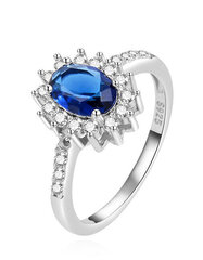 Серебряное обручальное кольцо герцогини Кейт Beneto AGG267 цена и информация | Кольца | hansapost.ee