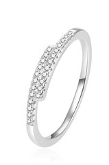 Сверкающее серебряное кольцо с цирконами Beneto AGG259 цена и информация | Кольцо | hansapost.ee
