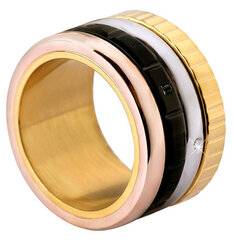 Кольцо из бронзовой стали с блестками Troli  цена и информация | Кольцо | hansapost.ee