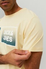 Футболкa JACK &amp; JONES 12228078PALEBANANA-XL цена и информация | Мужские футболки | hansapost.ee