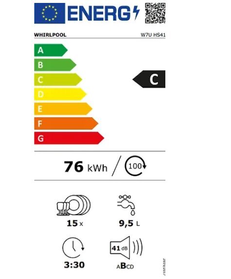 Whirlpool W7U HS41 цена и информация | Nõudepesumasinad | hansapost.ee