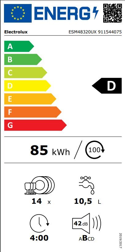 Electrolux ESM48320UX цена и информация | Nõudepesumasinad | hansapost.ee