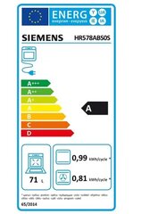 Siemens HR578ABS0S цена и информация | Духовки | hansapost.ee