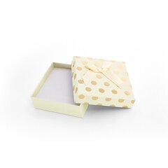 Beneto Кремовая подарочная коробка с золотыми точками КП6-9 цена и информация | Подарочные упаковки | hansapost.ee