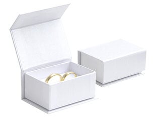 JK Box Valge kinkekarp abielusõrmustele VG-7 / AW hind ja info | Kinkekotid, pakkepaberid ja pakkepaelad | hansapost.ee