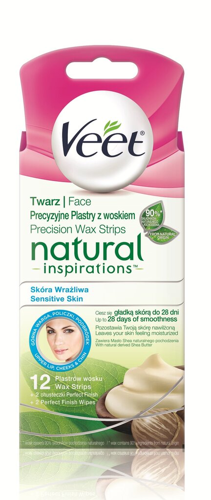 Depilaatorivaharibad näole Veet Natural Inspirations 12 tk hind ja info | Depileerimisvahendid | hansapost.ee