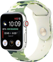 Ремешок 4wrist для Apple Watch — зелёный 42/44/45 мм цена и информация | Аксессуары для смарт-часов и браслетов | hansapost.ee