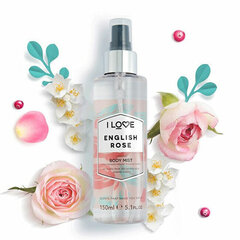 Kehasprei I love Signature English Rose, 165 ml hind ja info | I Love Parfüümid, lõhnad ja kosmeetika | hansapost.ee