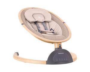 Электрическая кроватка-качалка для малышей KikkaBoo Ashlee, Beige цена и информация | Шезлонги и качели | hansapost.ee