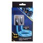 Helendav laadimiskaabel Lazerbuilt Batman pistikutega USB A-C, 1,2 m pikkune hind ja info | Mobiiltelefonide kaablid | hansapost.ee