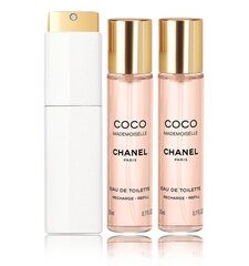 Tualettvesi Chanel Coco Mademoiselle EDT naistele 3 x 20 ml hind ja info | Parfüümid naistele | hansapost.ee