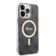 Guess IML 4G MagSafe Case for iPhone 15 Pro Max Black цена и информация | Чехлы для телефонов | hansapost.ee