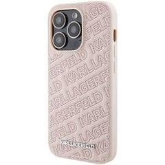 Karl Lagerfeld Monogram Ikonik iPhone 15 Pro Чехол - Черный цена и информация | Чехлы для телефонов | hansapost.ee