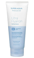 Vahutav puhastusvahend Missha - Super Aqua Ultra Hyalon, 200 ml hind ja info | Näopuhastusvahendid | hansapost.ee