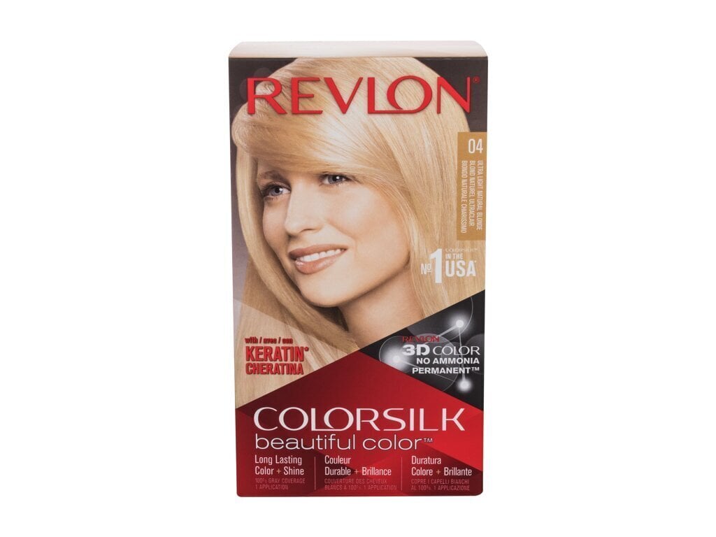 Revlon Professional Colorsilk Beautiful Color - Barva na vlasy 04 Ultra Light Natural Blonde цена и информация | Juuksevärvid | hansapost.ee