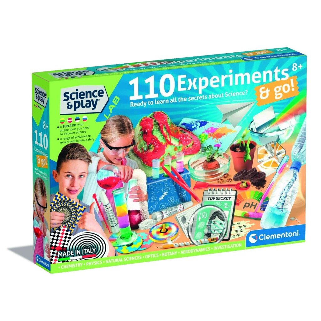 Hariv mäng 110 eksperimenti цена и информация | Arendavad laste mänguasjad | hansapost.ee