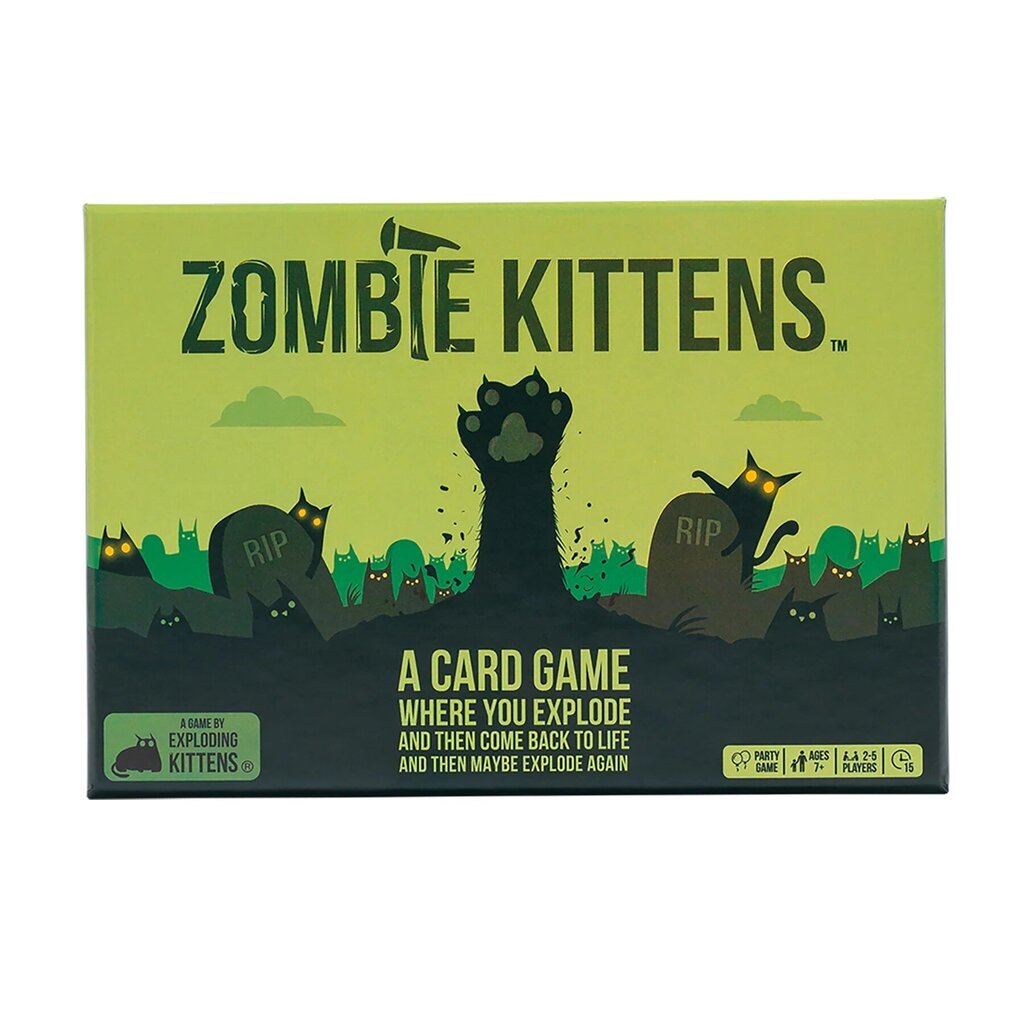 Настольная игра Zombie Kittens, ENG цена | hansapost.ee