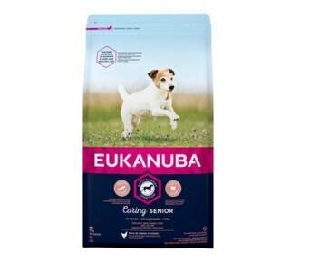 Eukanuba Caring Senior Small väikest tõugu vanematele koertele, 3 kg цена и информация | Koerte kuivtoit ja krõbinad | hansapost.ee