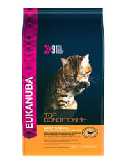 Eukanuba Cat Adult All Breeds Top Condition для взрослых кошек с курицей и печенью, 2 кг цена и информация | Сухой корм для кошек | hansapost.ee