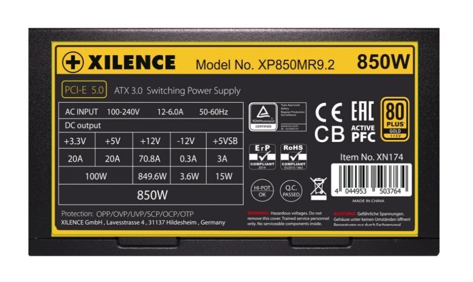 Xilence Performance X (XP750MR9.2) hind ja info | Toiteplokid | hansapost.ee