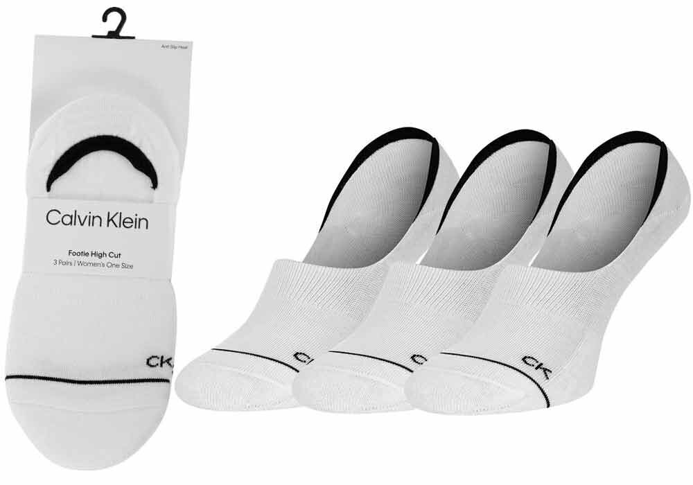 Calvin Klein naiste sokid 3pk, valge цена и информация | Sokid naistele | hansapost.ee
