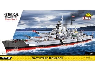 COBI - Конструктор Battleship Bismarck, 1/300, 4841 цена и информация | Конструкторы и кубики | hansapost.ee