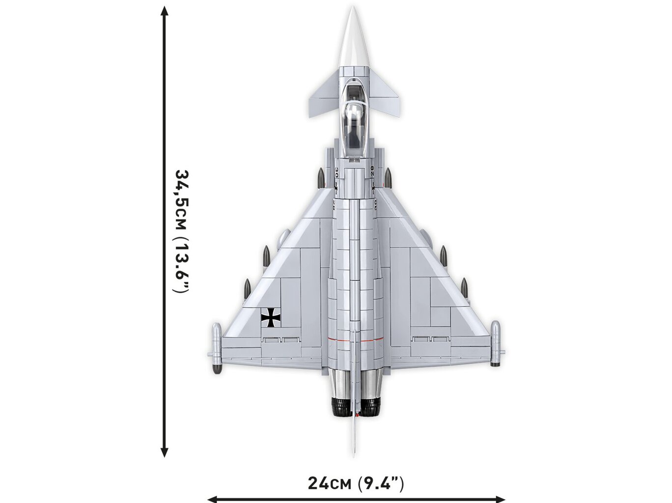 Plastkonstruktorid Cobi Eurofighter, 5848 цена и информация | Klotsid ja konstruktorid | hansapost.ee