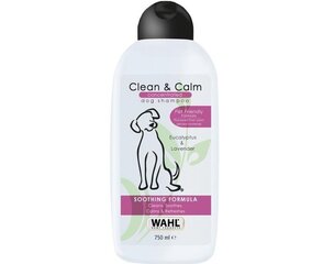 Шампунь для собак Wahl Clean and Calm, 750 мл цена и информация | Косметические средства для животных | hansapost.ee
