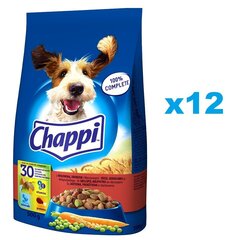 Chappi для взрослых собак с говядиной, 12х500 г цена и информация | Сухой корм для собак | hansapost.ee