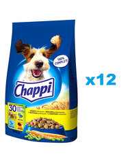 Chappi täiskasvanud koertele kodulinnulihaga, 12x500 g hind ja info | Chappi Koerad | hansapost.ee