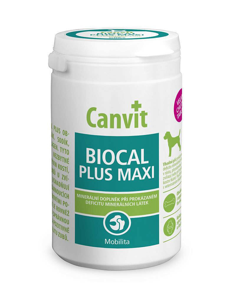 Vitamiinid koertele Can Vit Biocal Plus Maxi, 230 g цена и информация | Vitamiinid ja parasiiditõrje | hansapost.ee
