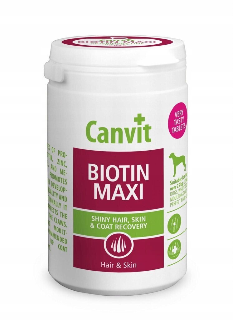 Vitamiinid koertele Can Vit Dog Biotin Maxi, 500 g цена и информация | Vitamiinid ja parasiiditõrje | hansapost.ee