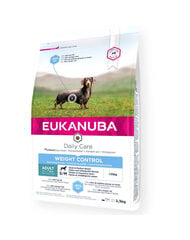 Eukanuba Daily Care Weight control väikeste ja keskmiste tõugude täiskasvanud koertele kanaga, 2,3 kg hind ja info | Koerte kuivtoit ja krõbinad | hansapost.ee