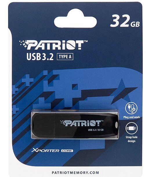 Patriot Xporter Core PSF32GXRB3U цена и информация | Mälupulgad | hansapost.ee