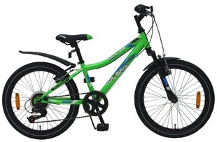 Kahjustatud pakendiga toode. Laste jalgratas Blade Green, 6 käiguga, 20 hind ja info | Spordi-, vabaaja-, turismikaubad defektiga pakendis | hansapost.ee