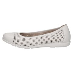 Женские туфли Caprice, натуральный белый цвет цена и информация | Ботинки для женщин Feisal, чёрные | hansapost.ee