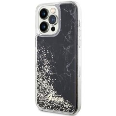 Guess GUHCP14XLCSGSGK iPhone 14 Pro Max 6.7" black|black hardcase Liquid Glitter Marble цена и информация | Чехлы для телефонов | hansapost.ee