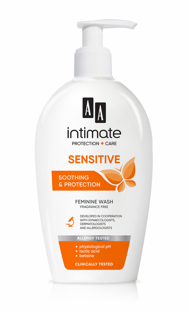 Õrn intiimpesuvahend Intymna Sensitive 300 ml hind ja info | Intiimhügieeni tooted | hansapost.ee