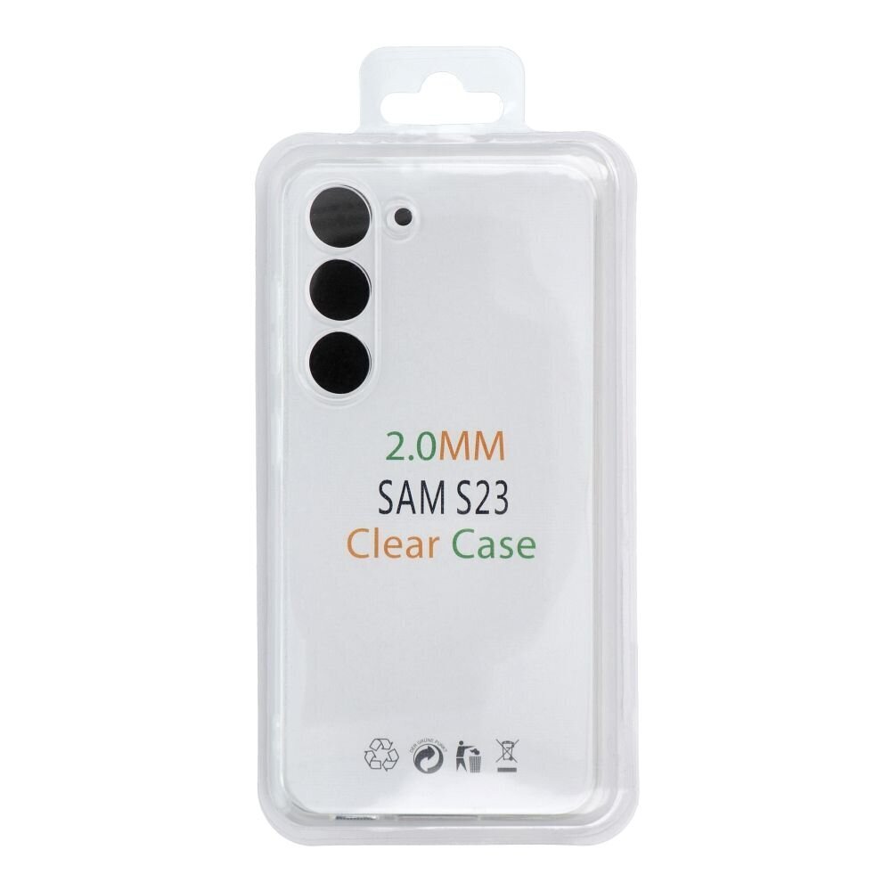 OEM Clear Case 2mm Box цена и информация | Telefonide kaitsekaaned ja -ümbrised | hansapost.ee