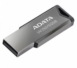 Adata AUV350-512G-RBK цена и информация | USB накопители данных | hansapost.ee