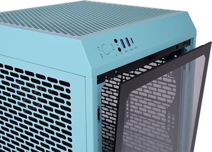 Thermaltake The Tower 200 Turquoise CA-1X9-00SBWN-00 цена и информация | Arvutikorpused | hansapost.ee